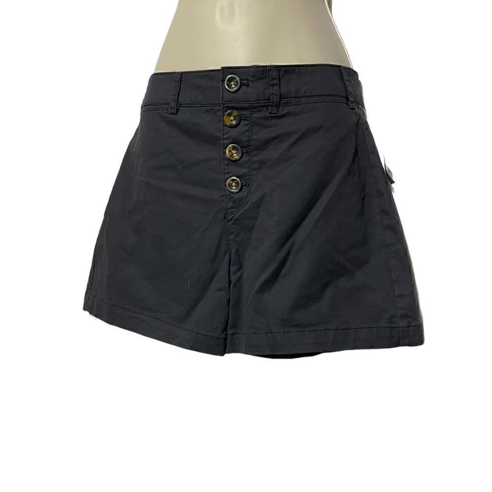 NWT Old Navy Women’s Charcoal Gray Button Up Shorts Size 4 - Picture 2 of 15
